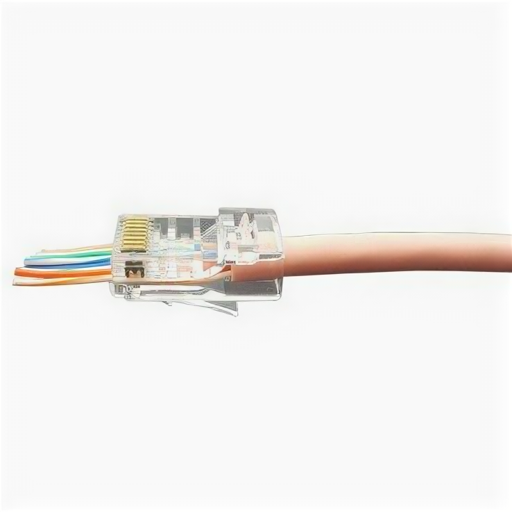 Коннектор RJ-45 Hyperline (PLEZ-8P8C-U-C6-100)