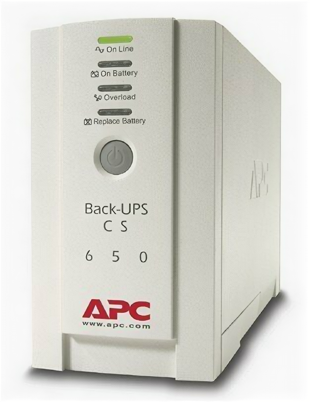 ИБП APC Back-UPS BK650EI 400Вт 650ВА белый