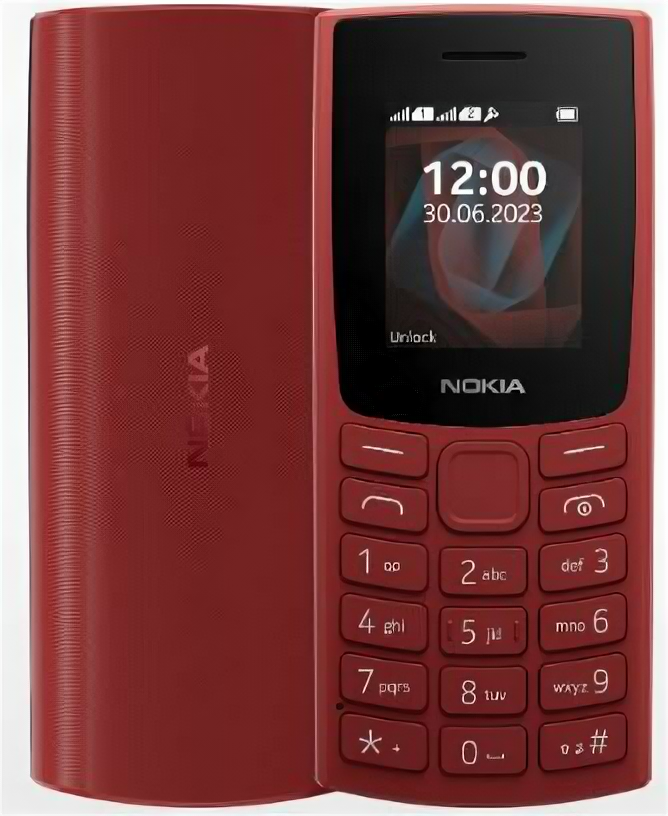 Мобильный телефон Nokia 105 Dual sim (TA-1557) Красный