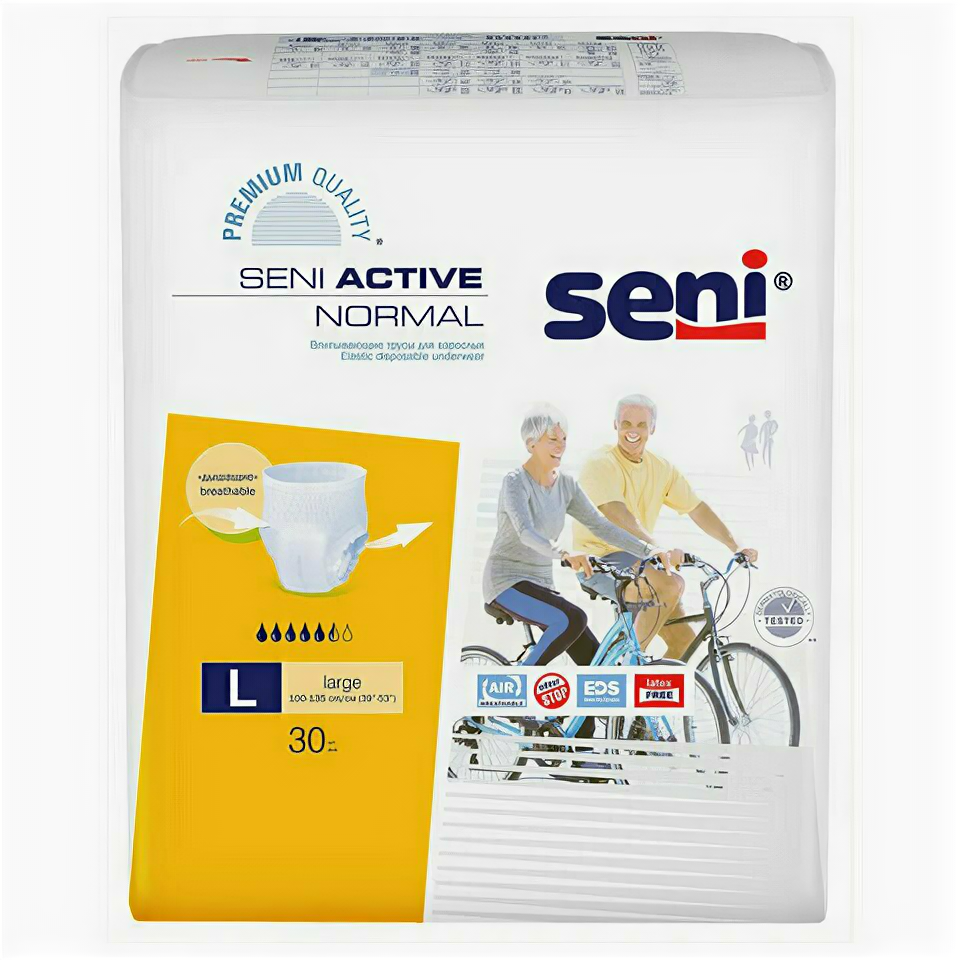 -   SENI ACTIVE NORMAL Large,  30 ., 