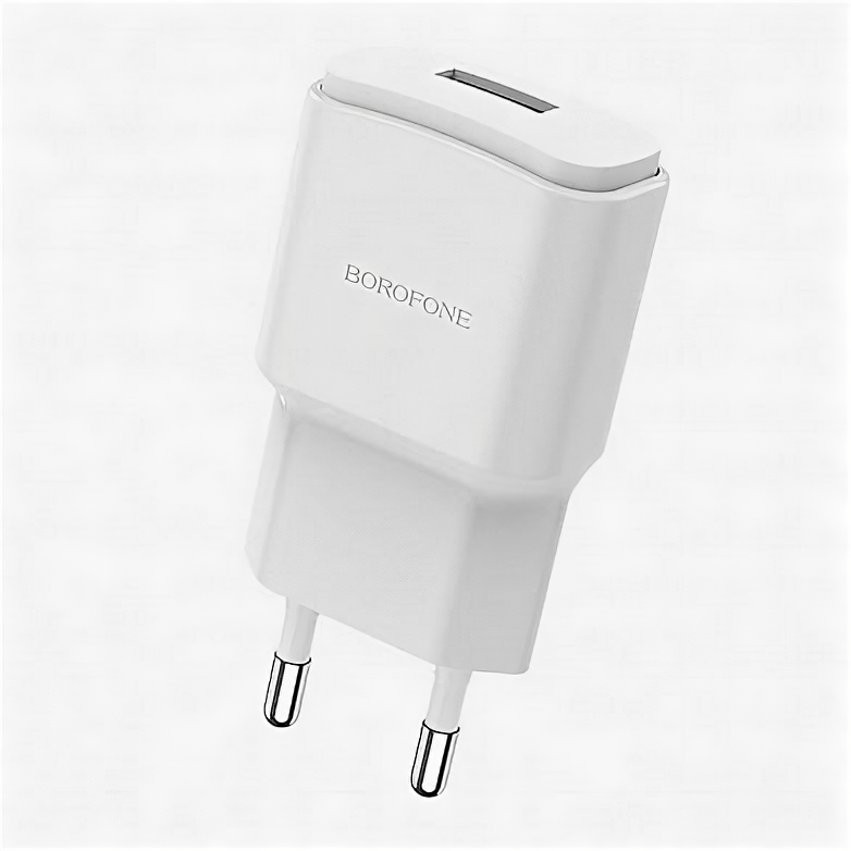 Сетевое зарядное устройство Borofone BA48A Orion (5V, 2.1A) + кабель MicroUSB (белое)