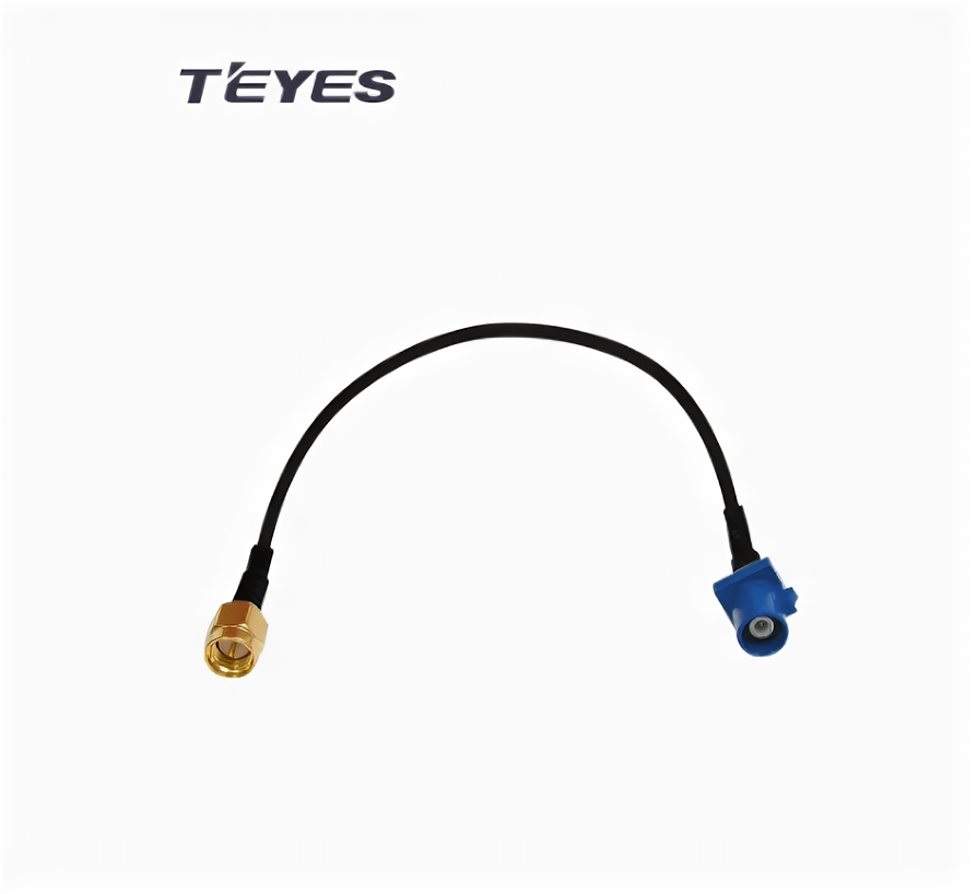 Переходник Teyes со штатной GPS антенны тип FAKRA Z (male) на SMA (male)