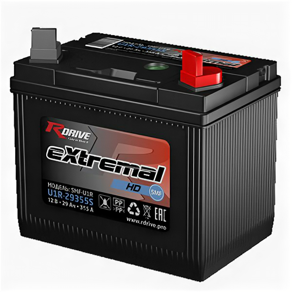 Аккумулятор Rdrive U1R-29355S 29 Ач 355А обр. пол.