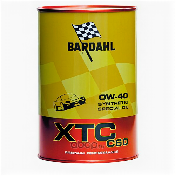 Масло моторное Bardahl XTC C60 0W-40 A3/B4 синтетика 1л