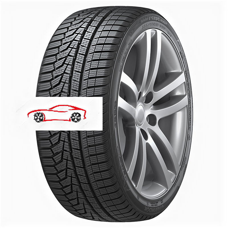 Зимние нешипованные шины Hankook Winter i*cept Evo 2 SUV W320A 255/55 R20 110V