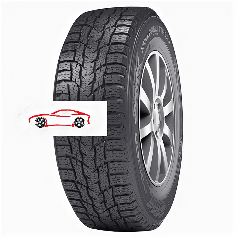 Зимние нешипованные шины Nokian Tyres Hakkapeliitta CR3 (225/55 R17C 109/107R)