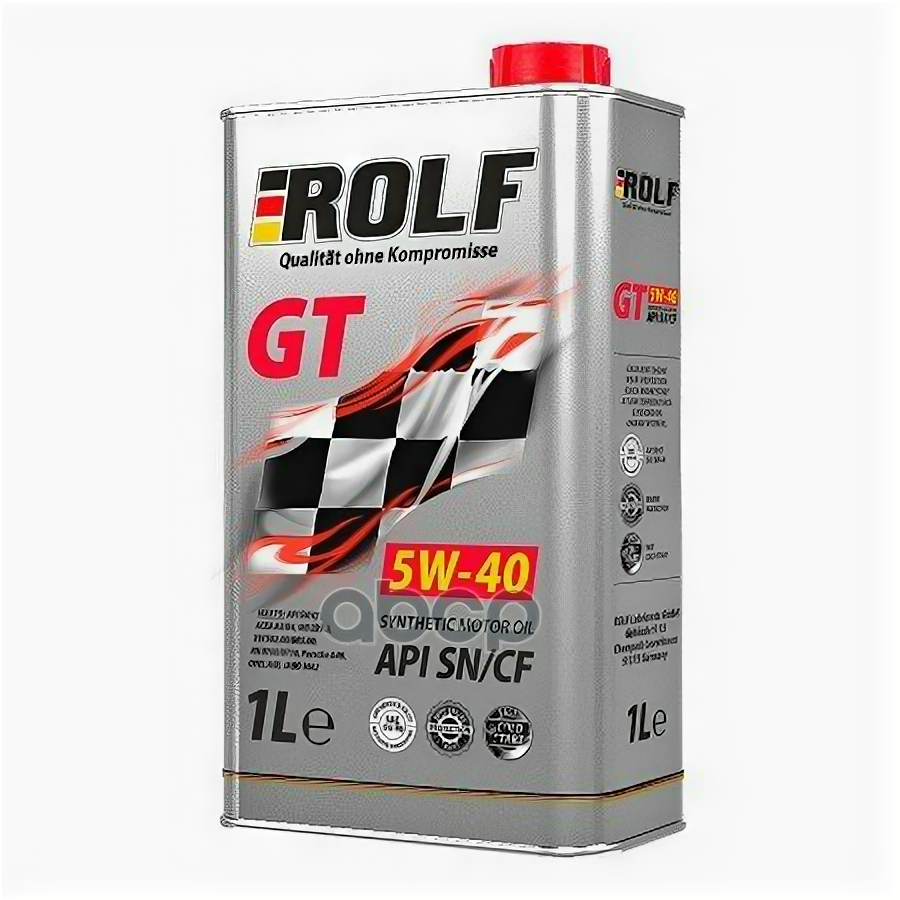 ROLF Sae 5W-40 1L Gt Api Sn/Cf Синтетика