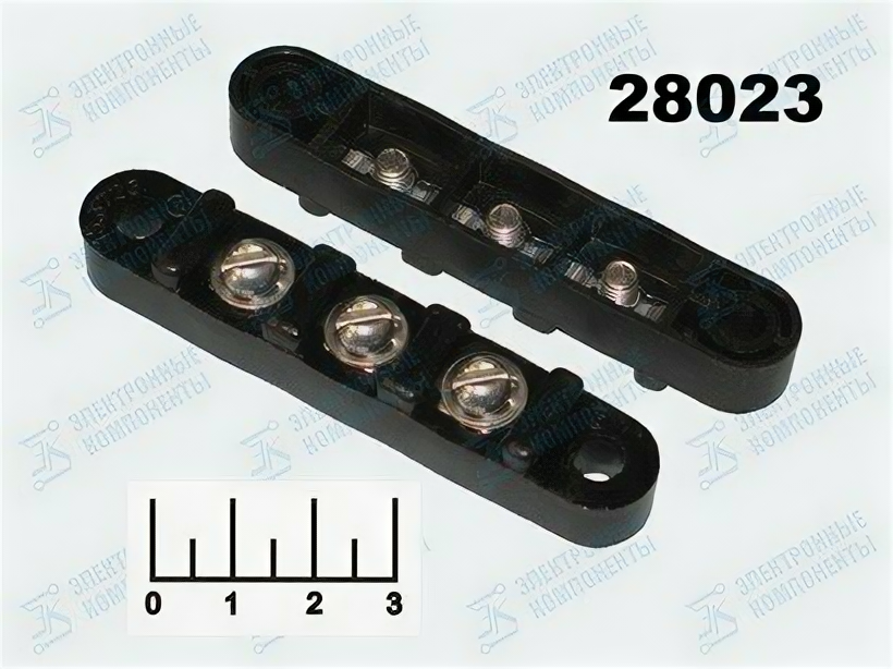 фото Колодка клеммная *3 (15.3723)