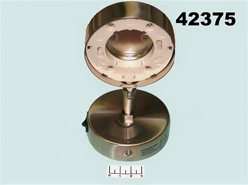 фото Светильник для лампы GX53 поворотный на коротком кронштейне FT3173 Ecola сатин-хром