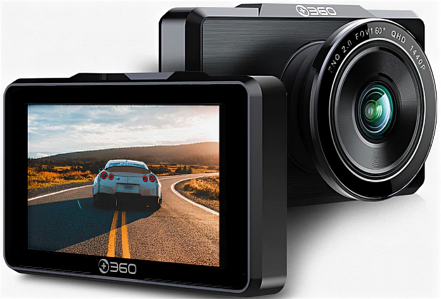 Видеорегистратор 70mai 360 Dash Cam G500H 2560х1440, 160°, 2 Мп, IPS 3", Wi-Fi, microSD, black