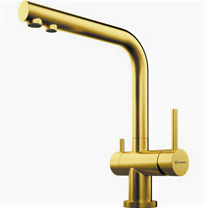 Смеситель для кухни Omoikiri под фильтр Nagano LG Светлое Золото 4994178