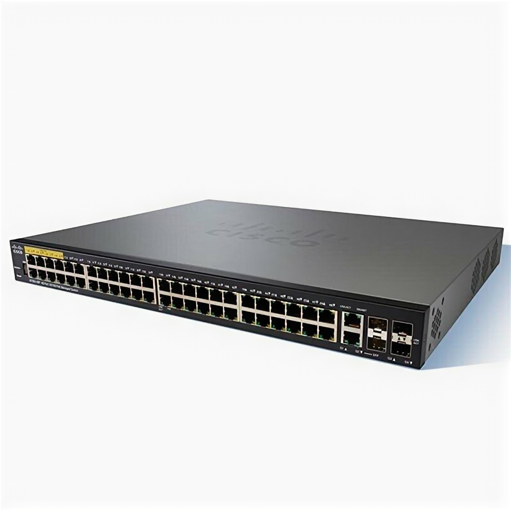 Коммутатор Cisco Small Business SF350-48MP-K9-EU