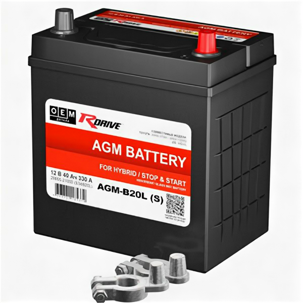 Аккумулятор Rdrive AGM Start-Stop S34B20L 40 Ач 330А обр. пол.