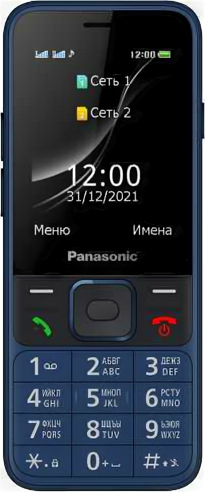 Сотовый телефон PANASONIC TF200, синий(плохая упаковка)