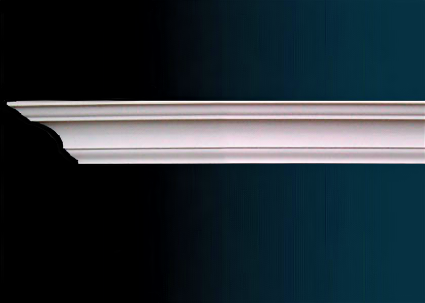 Карниз Perfect потолочный 46x46 мм из полиуретана плинтус под покраску белый AB 114-1 метр