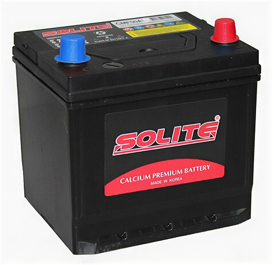 Аккумулятор автомобильный Solite CMF 50 AL 6СТ-50 обр. 206x173x225