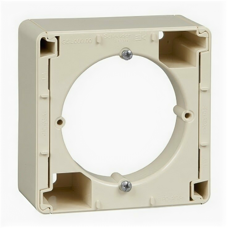 Коробка для накладного монтажа бежевый Glossa (Schneider Electric), арт. GSL000200