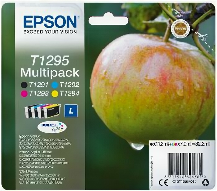 Картридж струйный Epson T1295 C13T12954012 4цв. набор карт. для Epson SX420W/BX305F