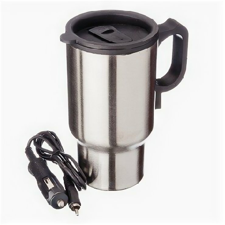 Термокружка VETTA JL669 450мл, с подогревом, хром