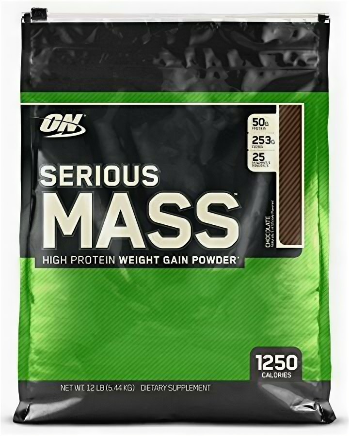 Optimum Nutrition Гейнер Optimum Nutrition Serious Mass (5.44 кг) Клубника