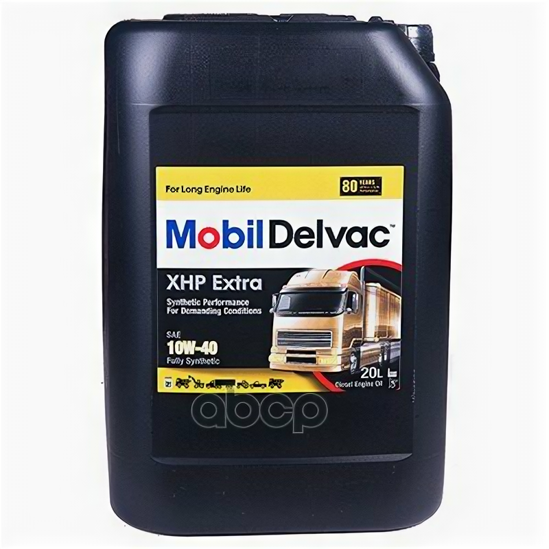 Mobil Масло Моторное Mobil Delvac Xhp Extra 10w-40 Синтетическое 20 Л 121737