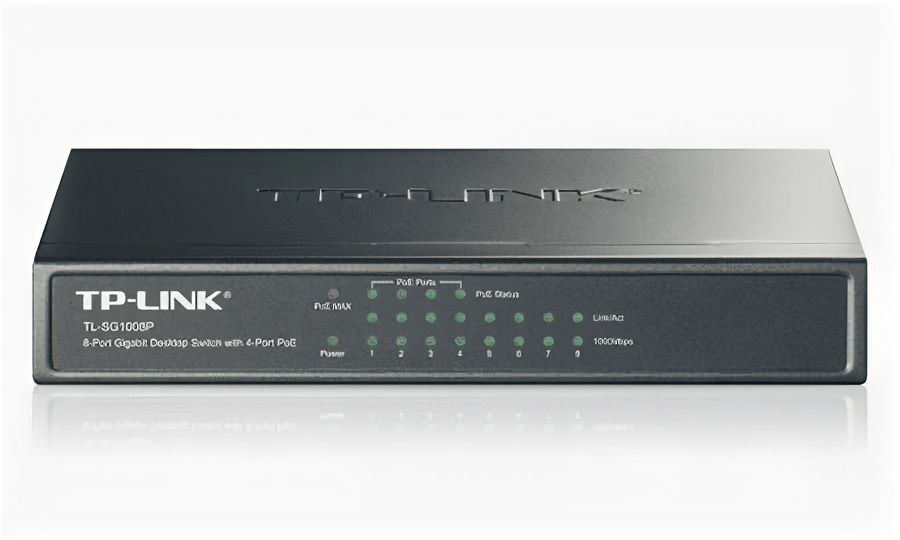 TP-Link TL-SG1008P (8 x GE (4 x PoE+), 64W)