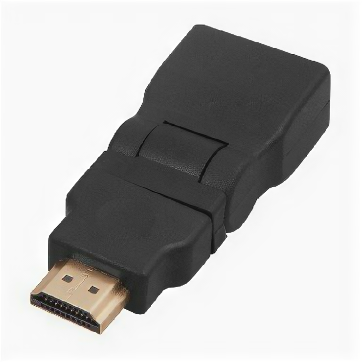 фото Переходник REXANT (17-6813) Переходник штекер HDMI - гнездо HDMI, поворотный 2 шт