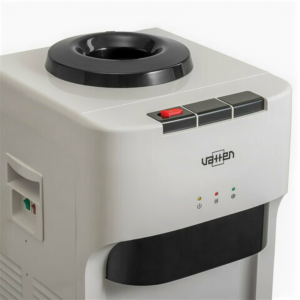 Кулер для воды VATTEN V45WE, напольный, нагрев/охлаждение электронное, 3 крана, белый, 5088 - фотография № 2