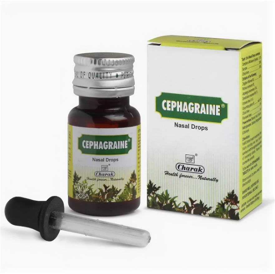 Капли в нос сефагрейн cephagraine Charak