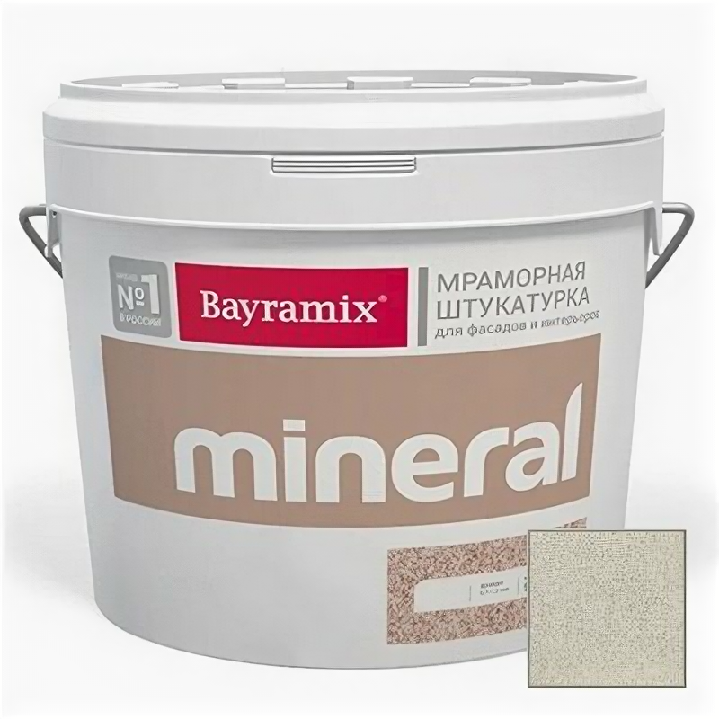 Декоративное покрытие Bayramix Мраморная штукатурка Mineral, мелкая фракция