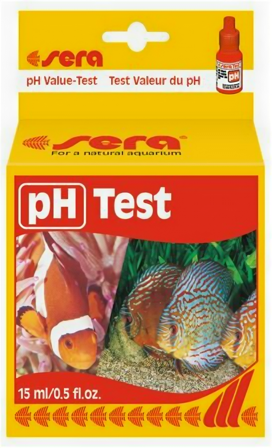 Sera Тест Sera pH-Test на определение pH для аквариумной воды, 15 мл
