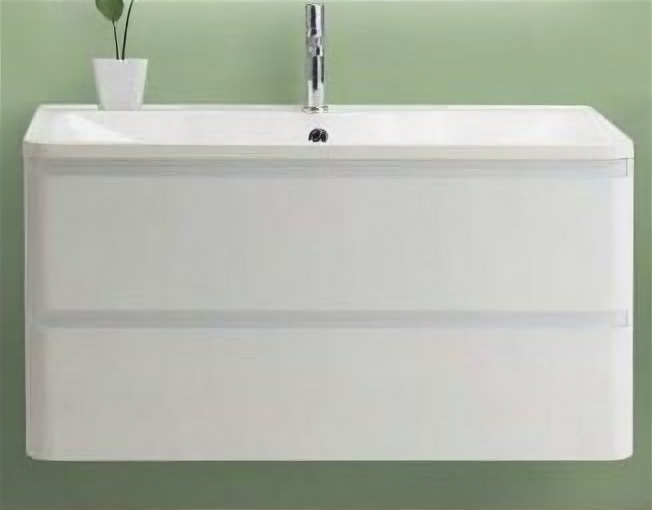 База под раковину подвесная с двумя ящиками BelBagno ALBANO-800-2C-SO-BL