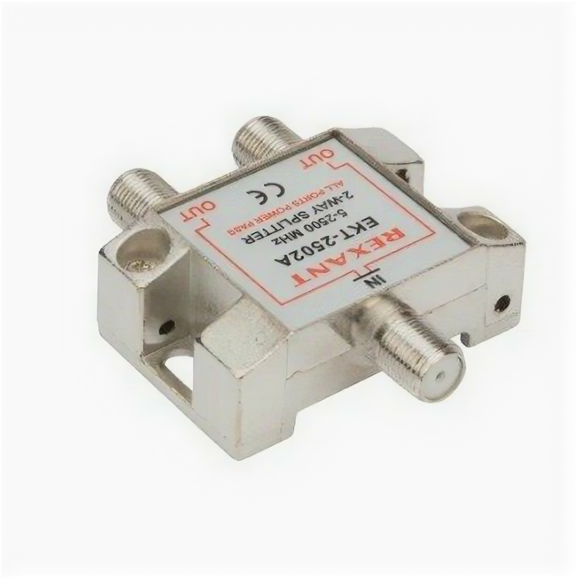 Делитель спутниковый F-типа Rexant 06-0050-B на 2 TV, 5-2500 МГц
