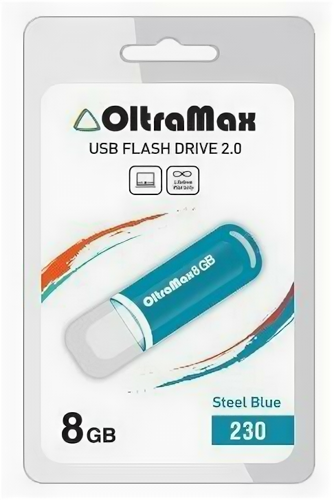 Флешка OltraMax 230 8GB Blue