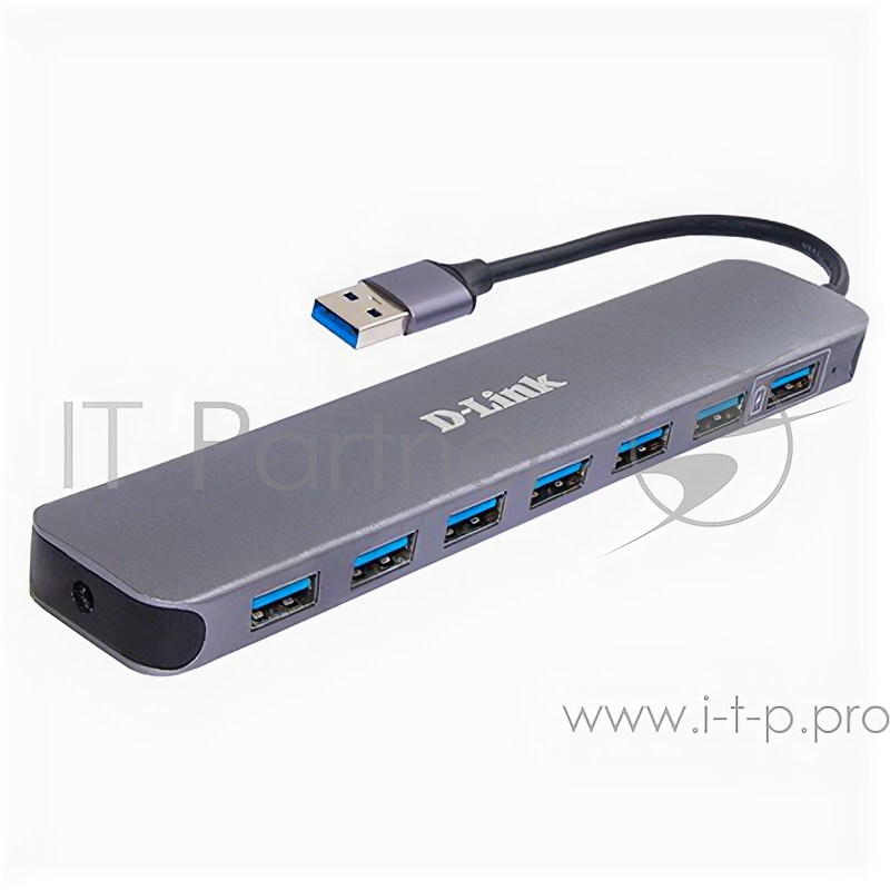 D-Link Dub-1370/b1a Концентратор с 7 портами USB 3.0 (1 порт с поддержкой режима быстрой зарядки) Du