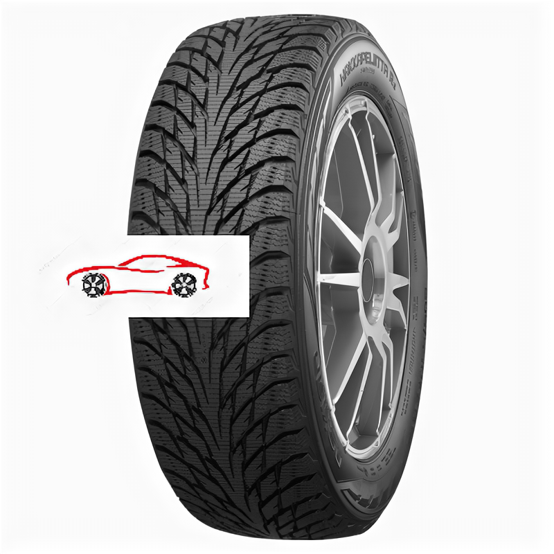 Зимние нешипованные шины Nokian Tyres Hakkapeliitta R2 (245/40 R18 97R) - 2018 года выпуска