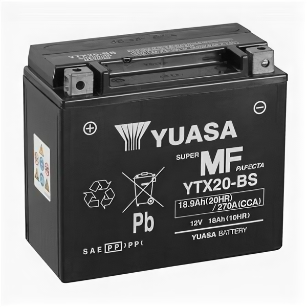 Аккумулятор мото Yuasa YTX20-BS