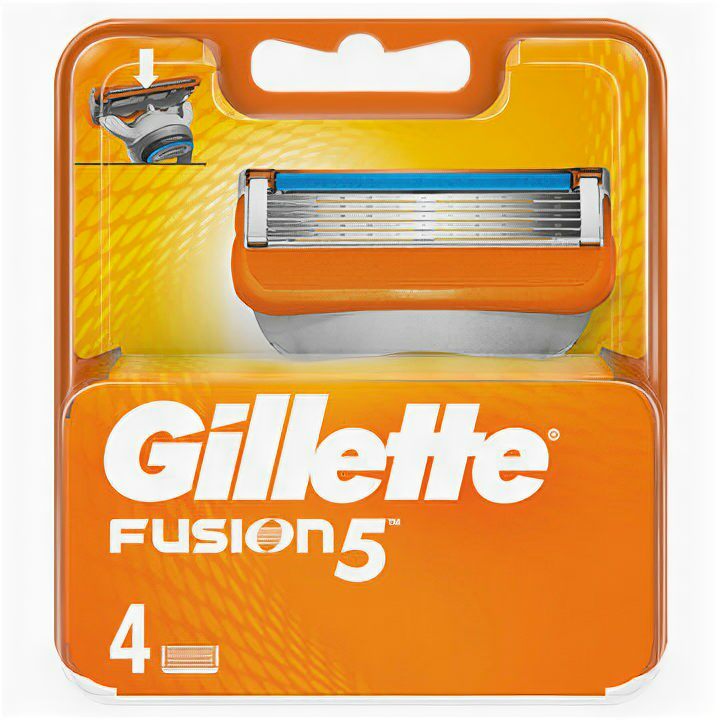 Кассеты для станка Gillette Fusion (4 шт.)