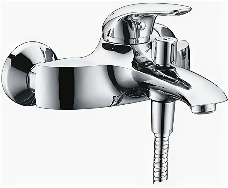 Смеситель для ванны Wasserkraft Rossel 2801 с коротким изливом хром