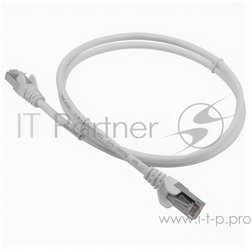 Патч-корд Lanmaster Lszh FTP кат.5e, 15 м, серый Lan-pc45/s5e-15-gy