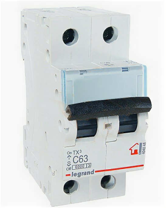   Legrand TX3 2P 63 (C) 6kA, 404048