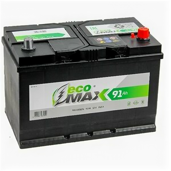 Аккумулятор EcoMax Asia 91 Ач 740А обратная полярность