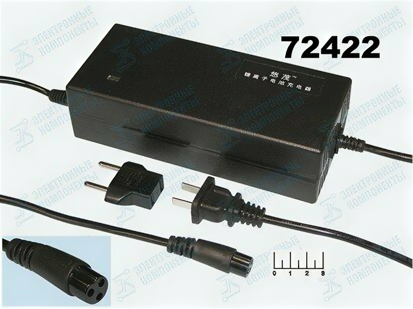 Блок питания 29.4V 2A 3pin гнездо GX12 M9 LP-227 (для гироскутера)