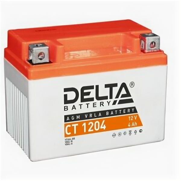 Аккумулятор мото Delta CT 1204 (YTX4L-BS, YB4L-B)
