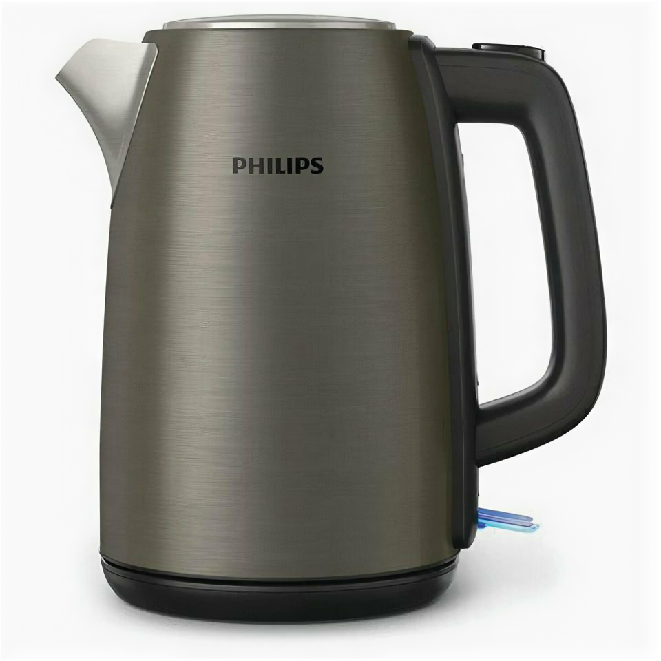 Чайник электрический PHILIPS HD9352/80, 1,7 л, 2200 Вт, закрытый нагревательный элемент, нержавеющая сталь, титановый