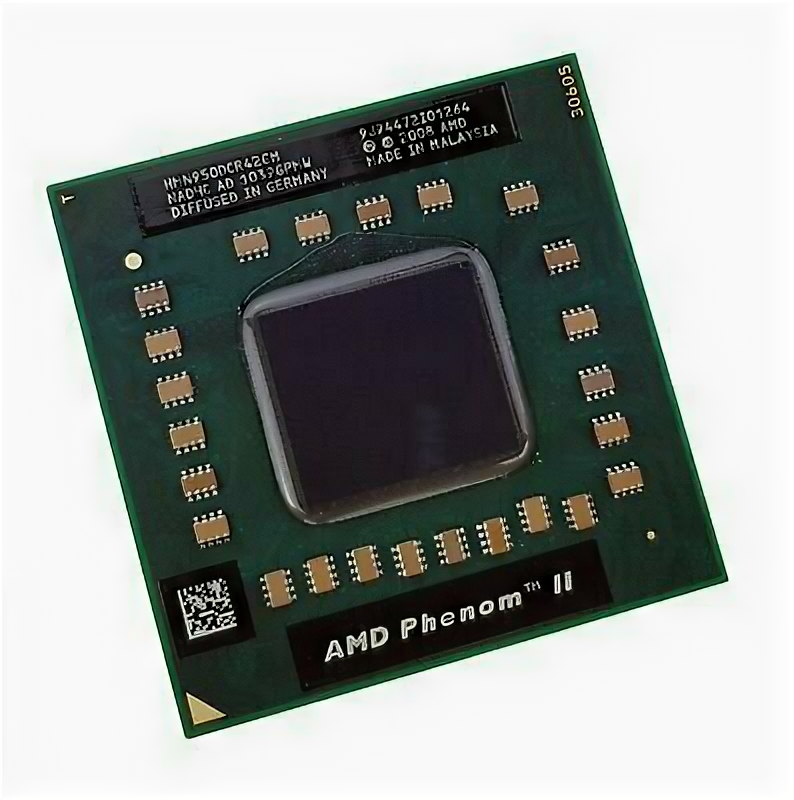 Процессор для ноутбука AMD Phenom II N950 (21 ГГц S1 2 Мб 4 ядра)