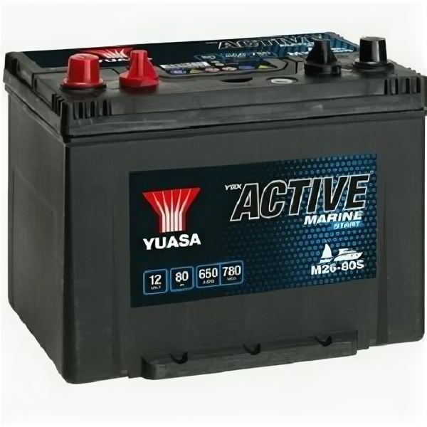 Аккумулятор Yuasa Active Marine M26-80S 80 Ач 650А