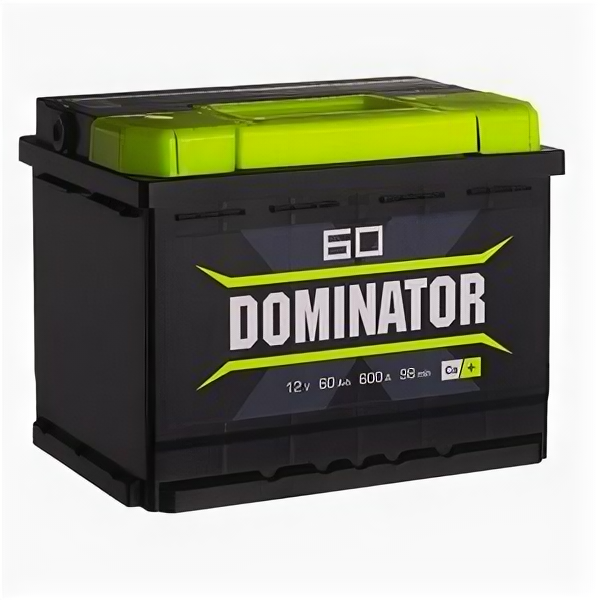 Аккумулятор Dominator 60 Ач 600А прямая полярность