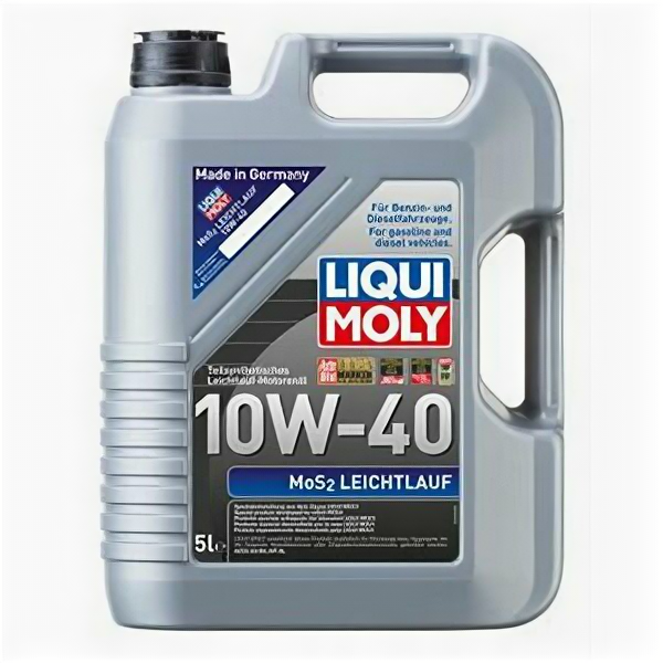 Масло моторное LIQUI MOLY MoS2 Leichtlauf 10W-40 5л п/с