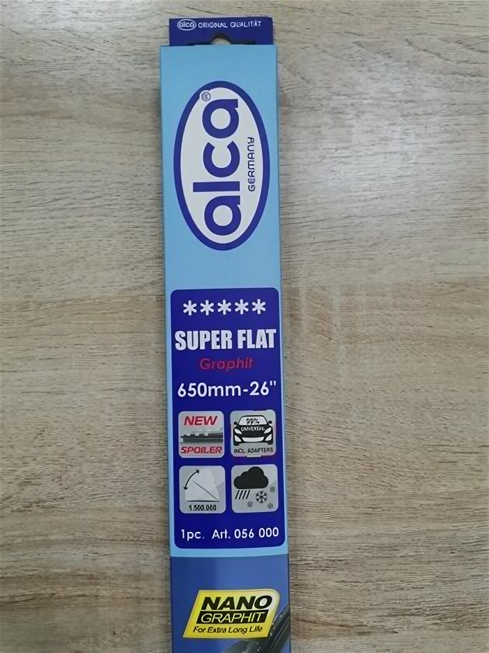 Щетка стеклоочистителя бескаркасная ALCA Super Flat Graphit 26" 650 мм, 1 шт.